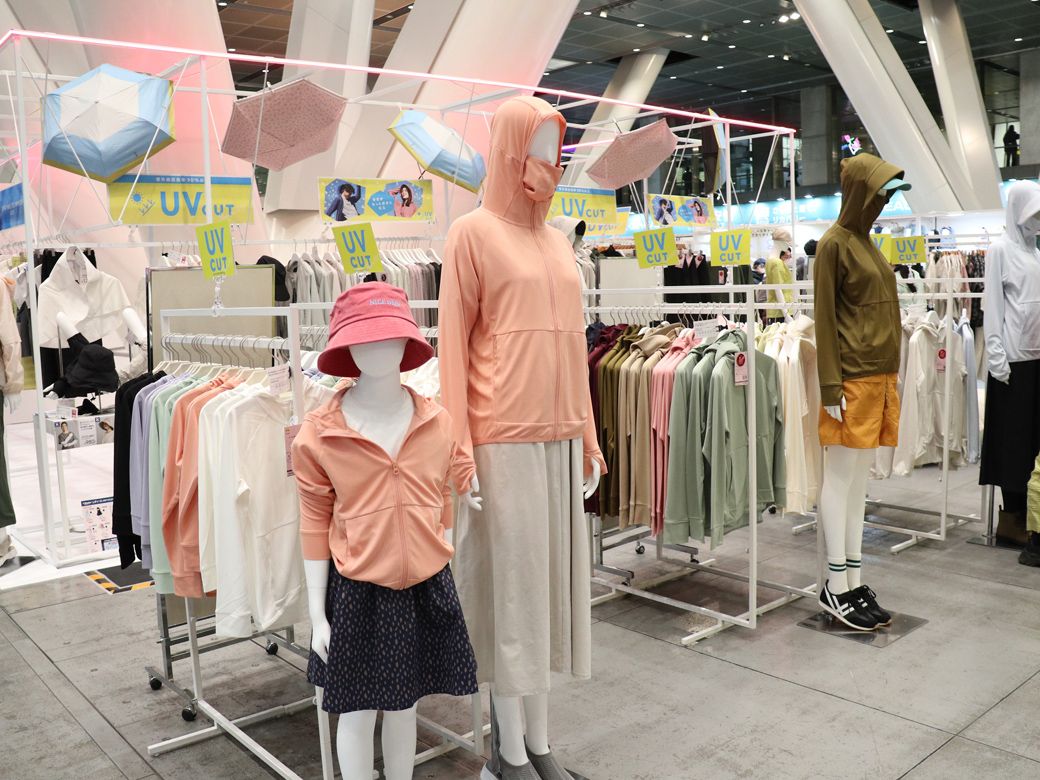 親子コーデも提案（筆者撮影）