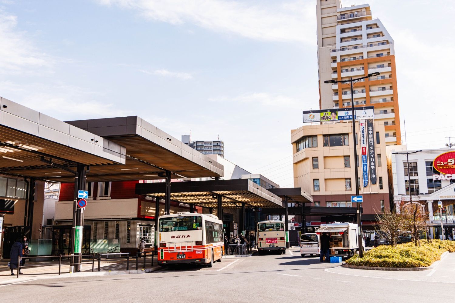 TOSCAの建物は現在「志木駅南口メディカルモール」に（撮影：鼠入昌史）