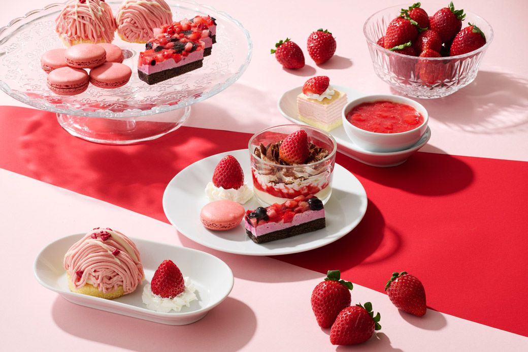 「ストロベリーフェア」のメニュー（写真：イケア提供）