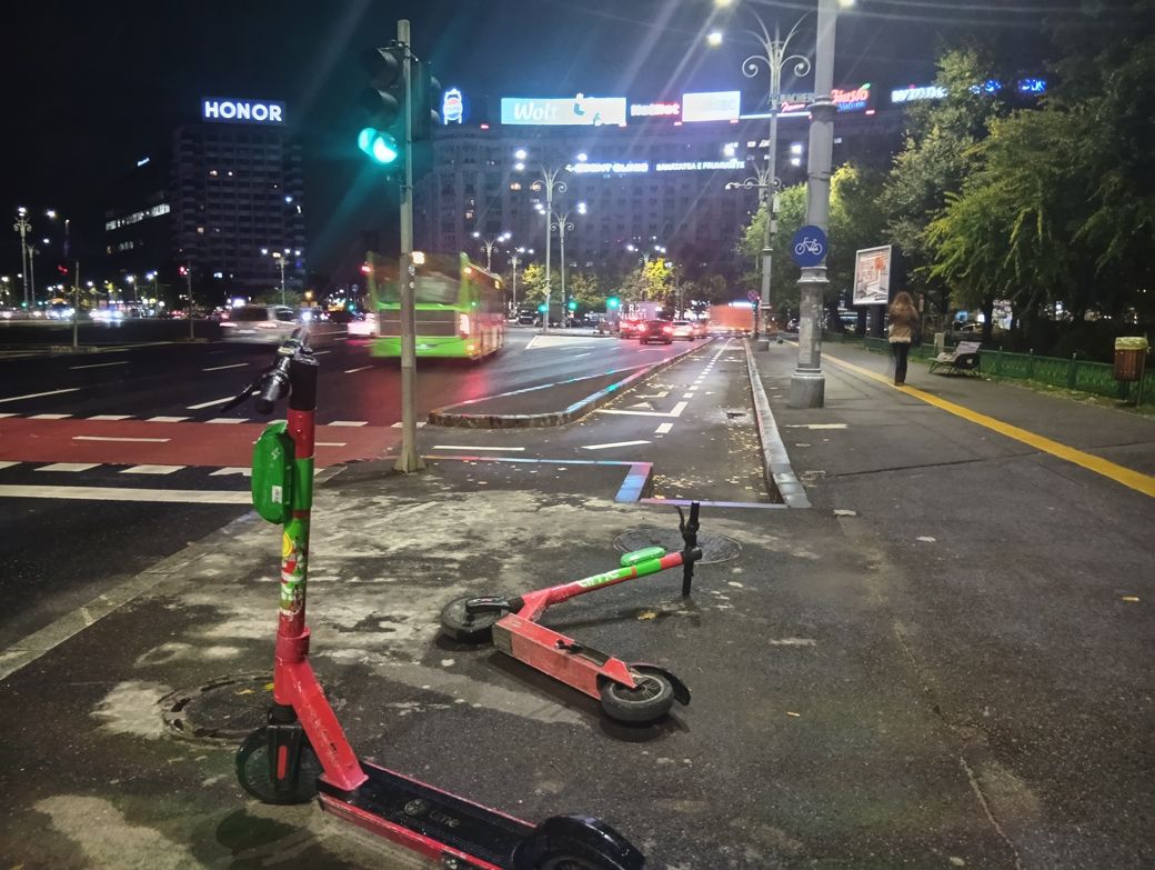 ルーマニアの首都、ブカレスト市内の光景（筆者撮影）