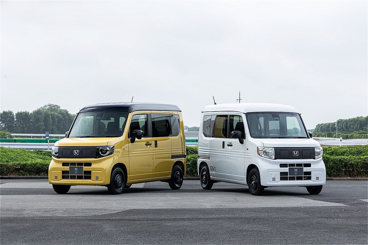 ホンダ「N-VAN e:」のディテールなど（写真：三木宏章）