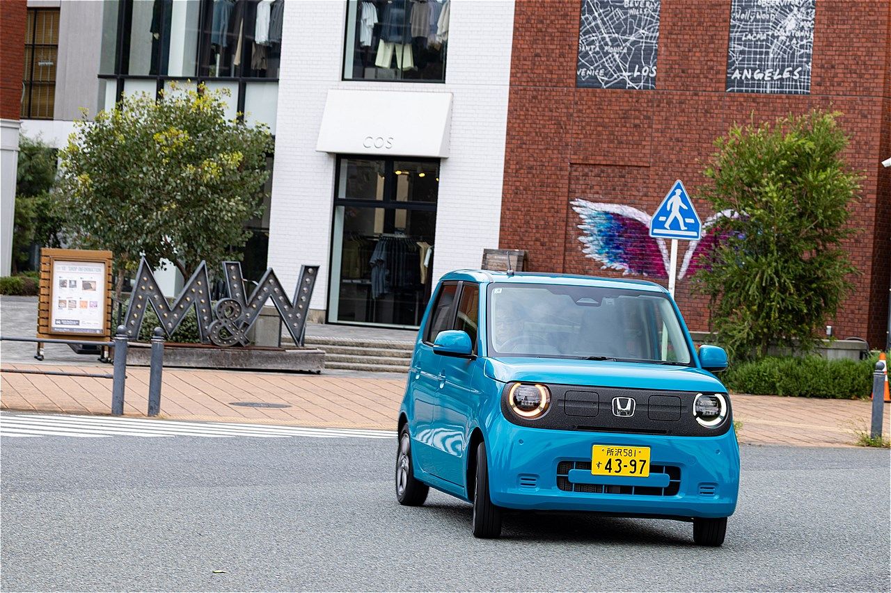 ホンダの軽乗用車クラスBEV「N-ONE e:」（写真：三木 宏章）