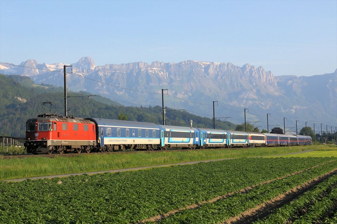 プラハ・ブダペスト・ウィーン―チューリッヒ間の夜行列車（撮影：橋爪智之）