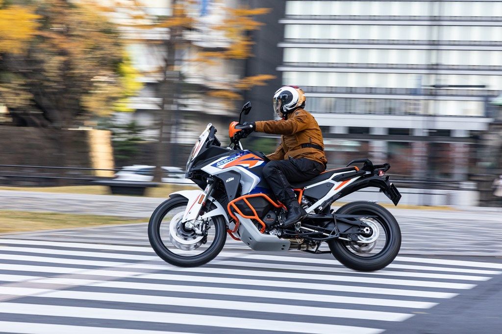 KTM「1290 スーパーアドベンチャーR」のディテール（東洋経済オンライン編集部撮影）