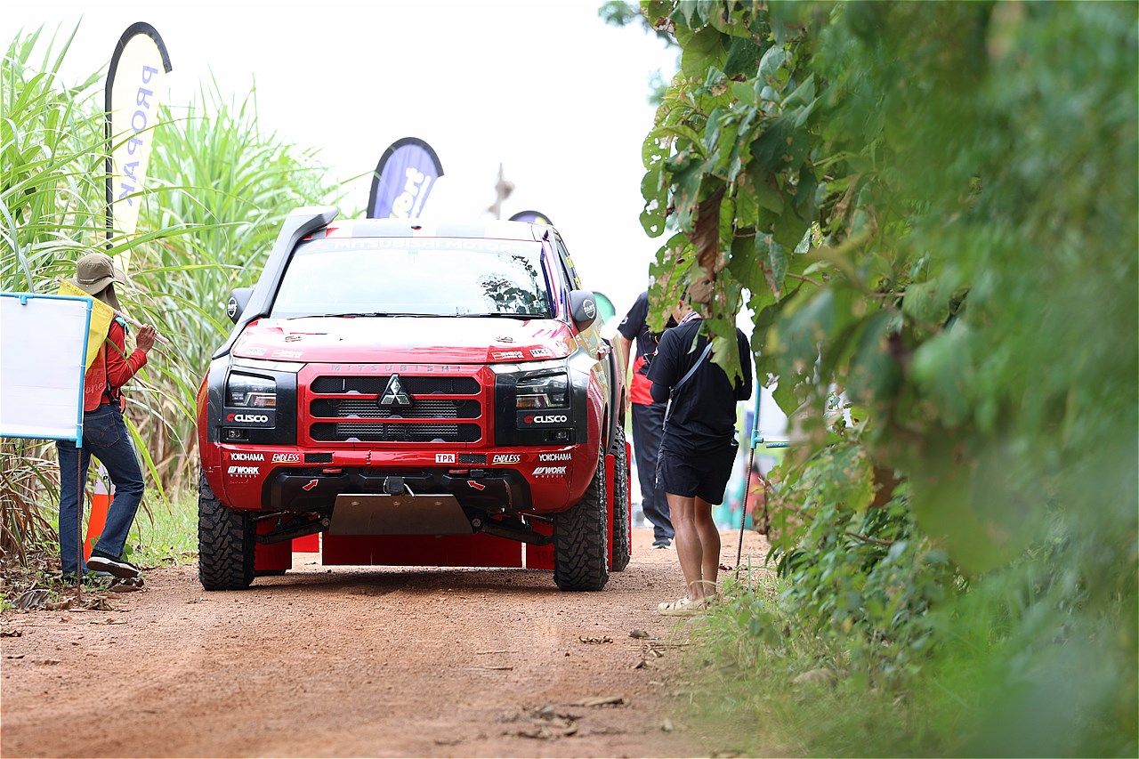 アジアンクロスカントリーラリー2025とチーム三菱ラリーアートの様子（写真：三木 宏章）