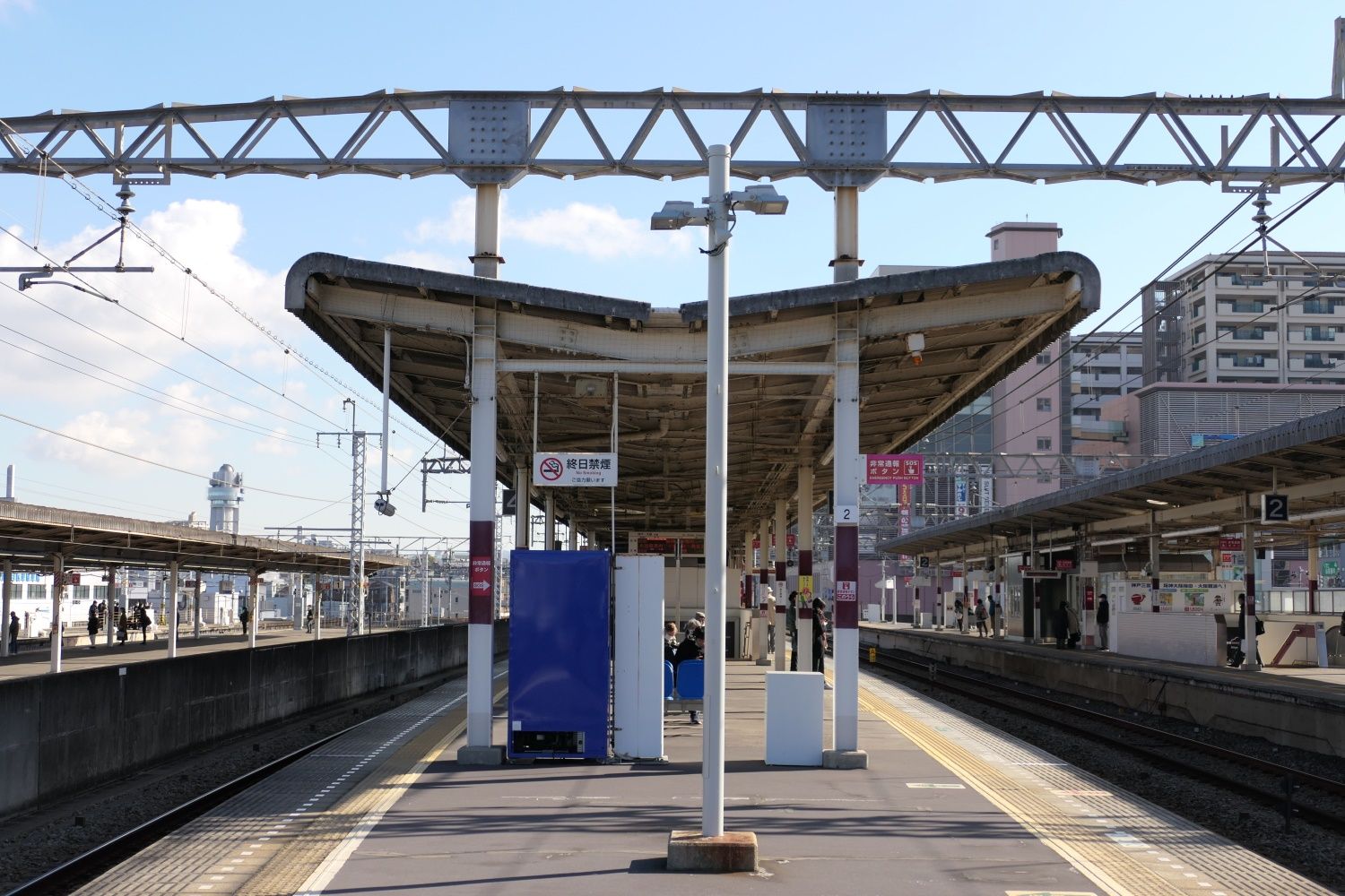 山陽明石駅のホーム