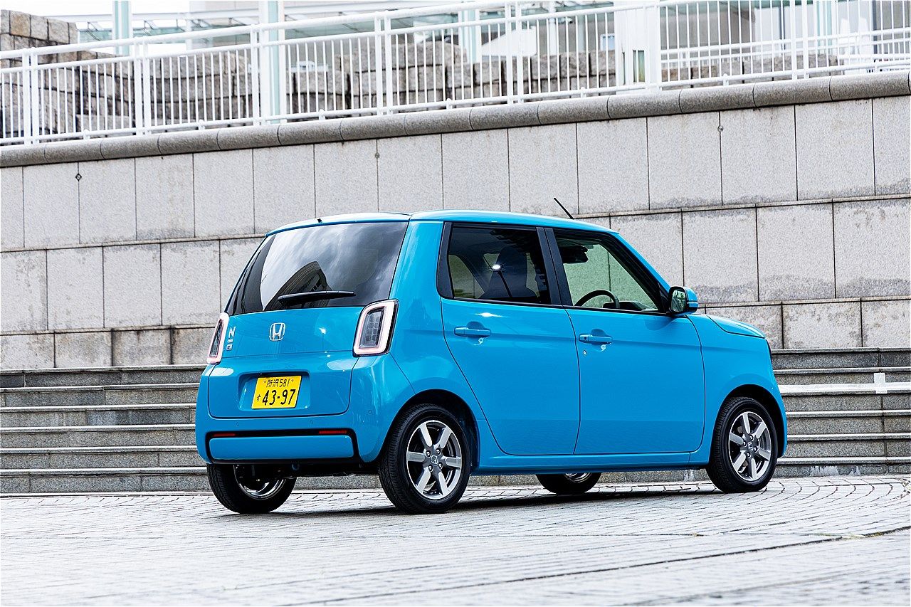 ホンダの軽乗用車クラスBEV「N-ONE e:」（写真：三木 宏章）
