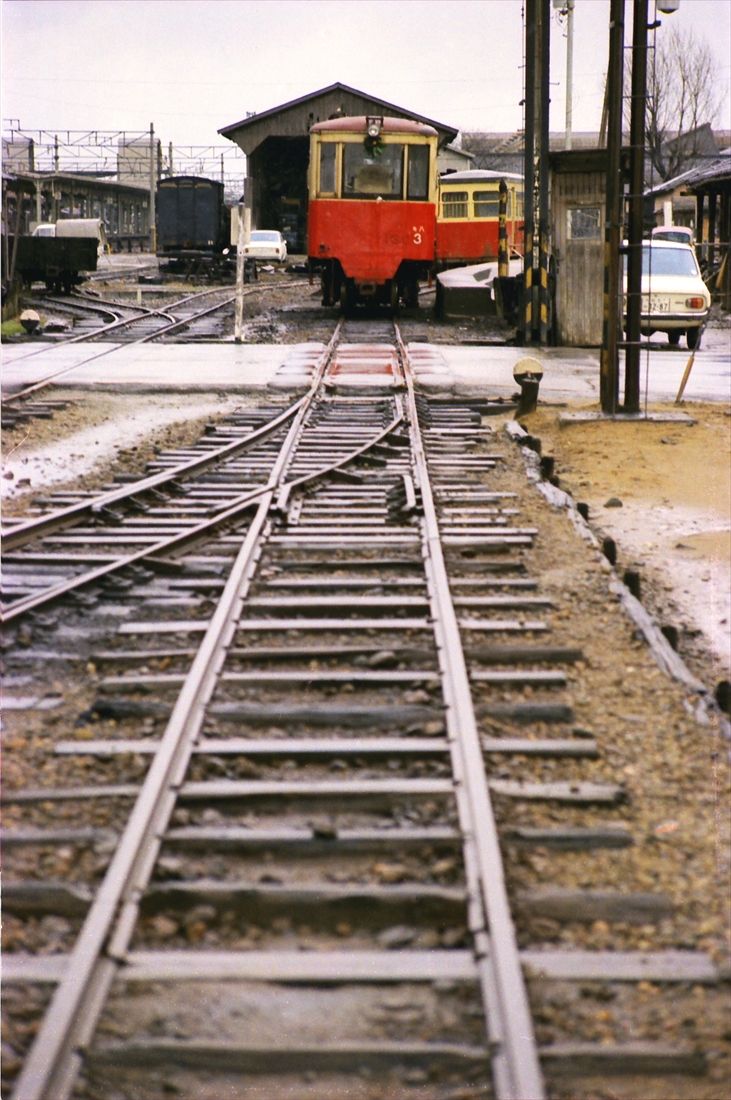 尾小屋鉄道の新小松駅（撮影：南正時）