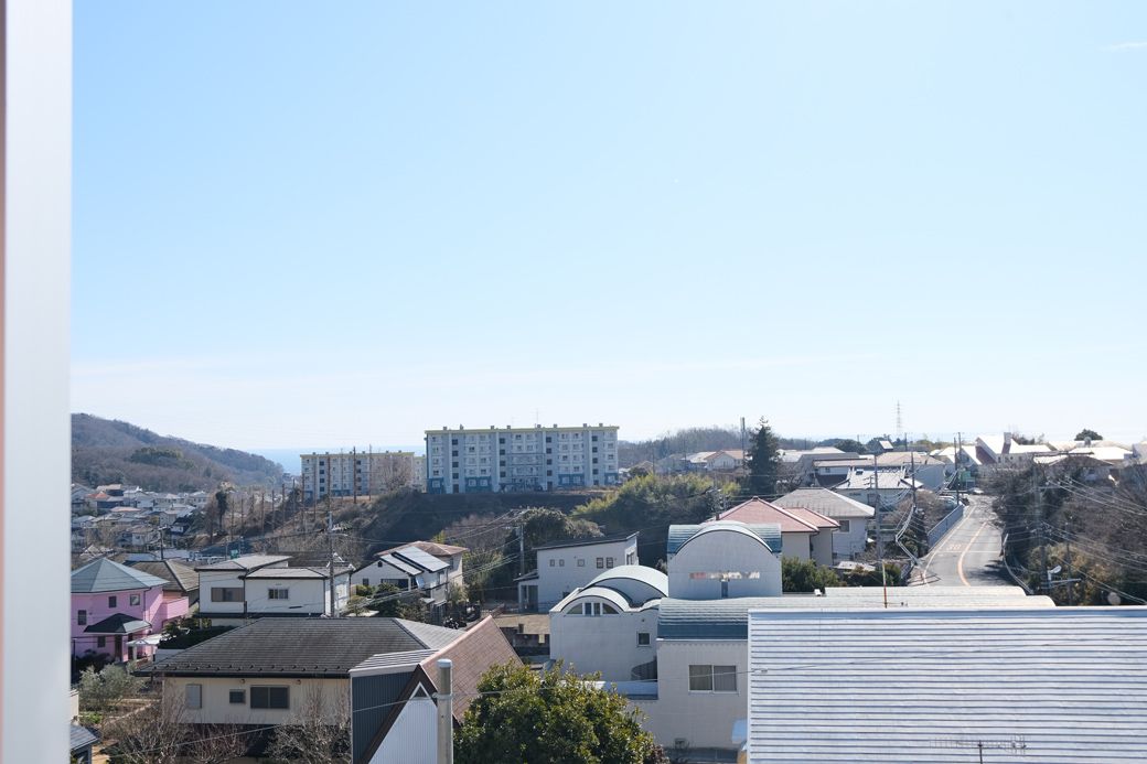 モデルルームから海側を見る（写真：筆者撮影）