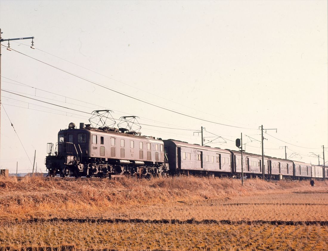 EF56形の末期は東北本線の荷物列車牽引が主な任務だった（撮影：南正時）