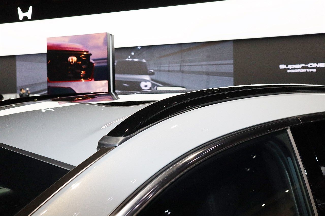 ジャパンモビリティショー2025に展示されたホンダの新型「CR-V e:HEV」（筆者撮影）