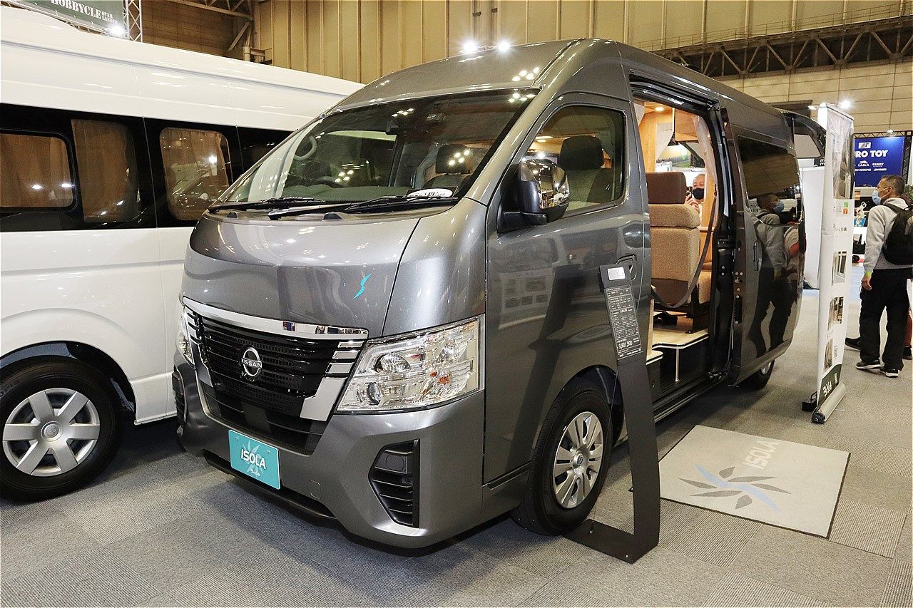 レクビィがジャパンキャンピングカーショー2025に展示していた車両(筆者撮影）