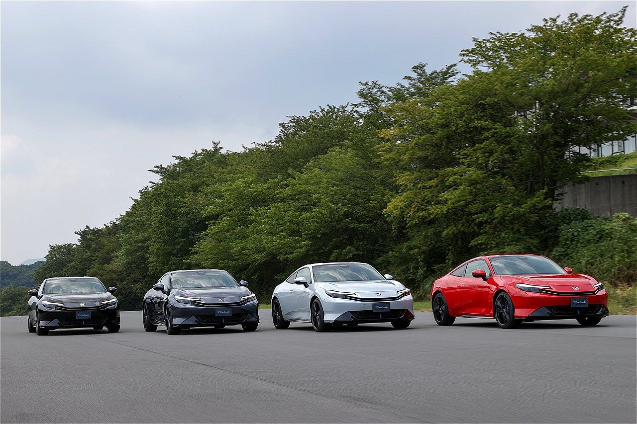 ホンダの新型「プレリュード」（写真：本田技研工業）