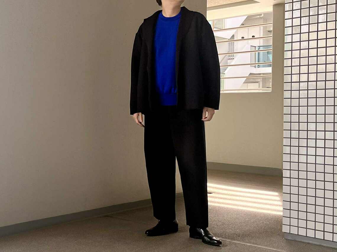 ジャケットライクなエレガントカジュアル（写真：筆者提供）