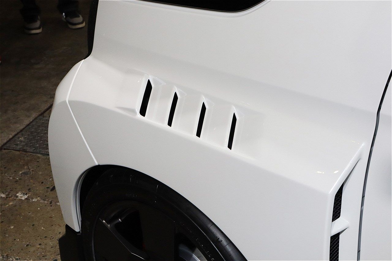 無限の展示車両（写真：筆者撮影）