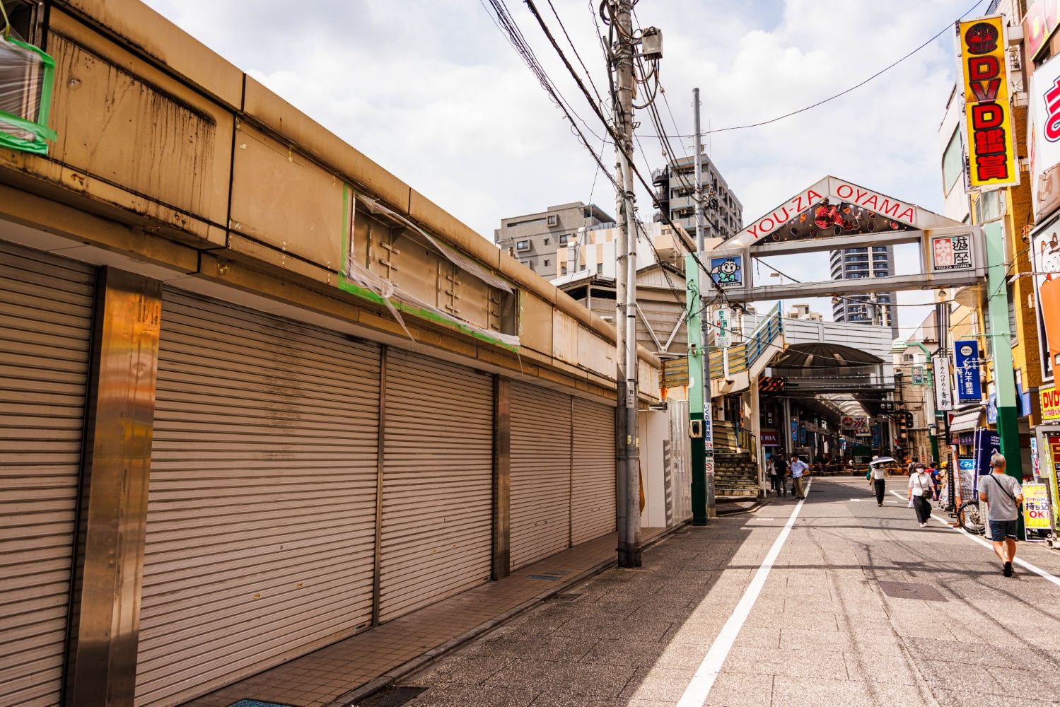 東武東上線　大山駅　遊座大山商店街