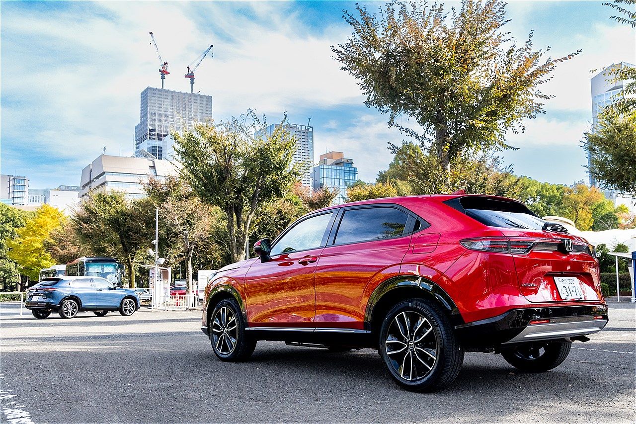 ホンダ「ヴェゼル e:HEV Z」（写真：三木 宏章）