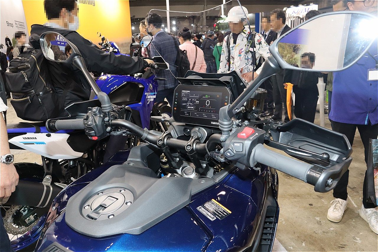 ヤマハ「トレーサー9GT＋ Y-AMT」（筆者撮影）