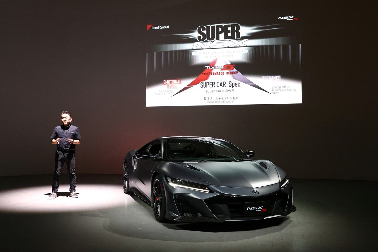 ホンダ「NSX Type S」事前説明会の様子（撮影：尾形文繁）