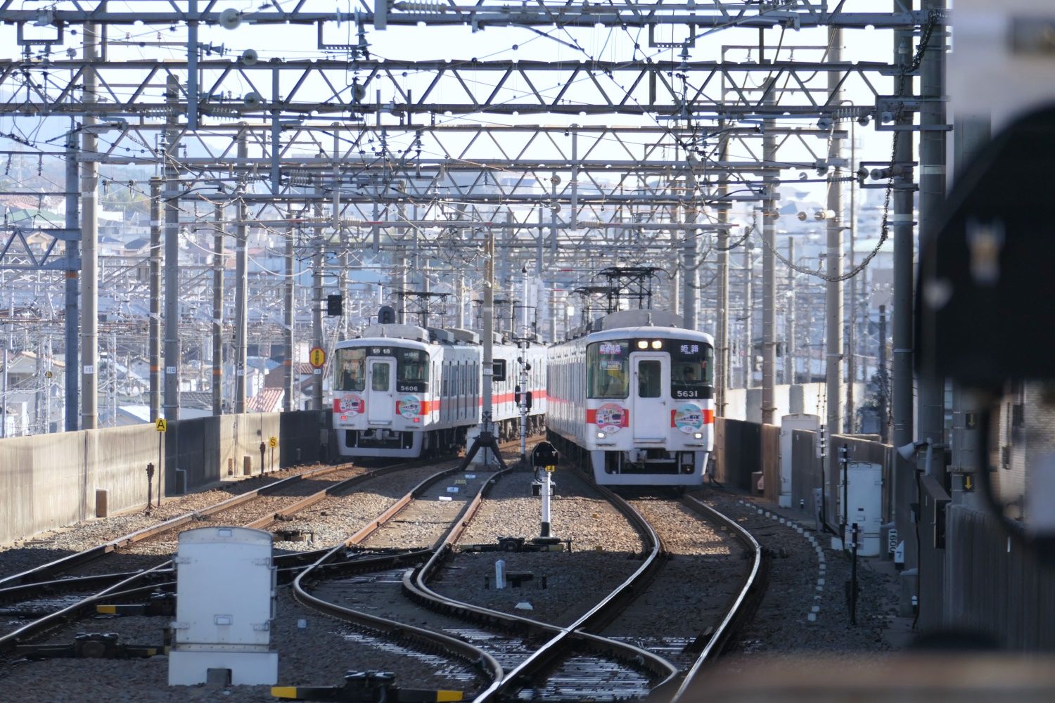 山陽明石駅の中線