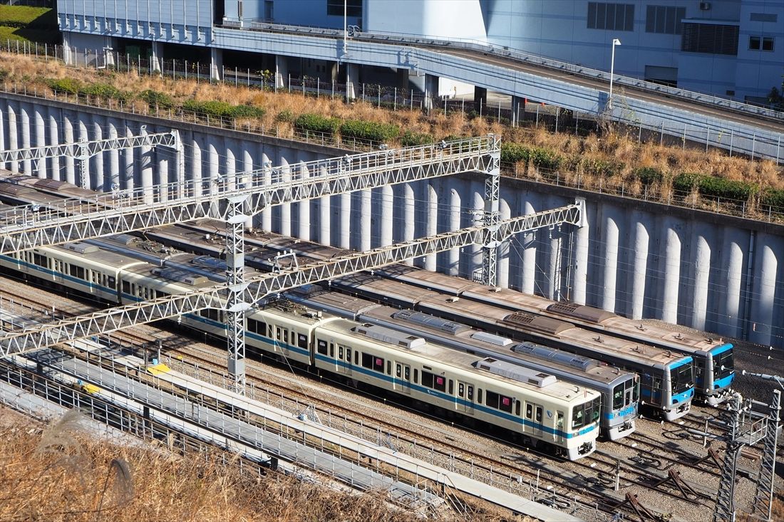 唐木田　車両基地