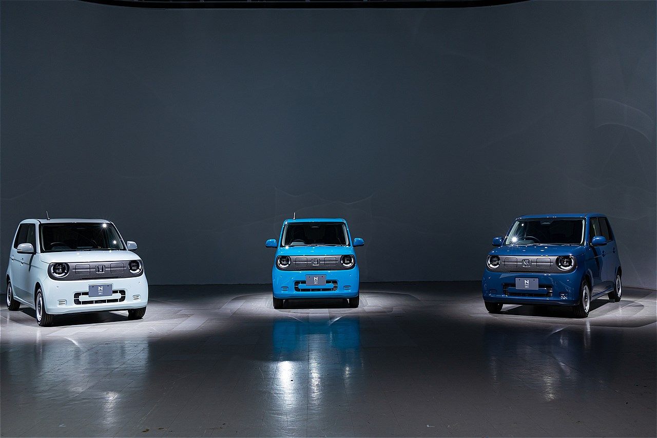 ホンダの新型軽自動車EV「N-ONE e:」（写真：三木 宏章）