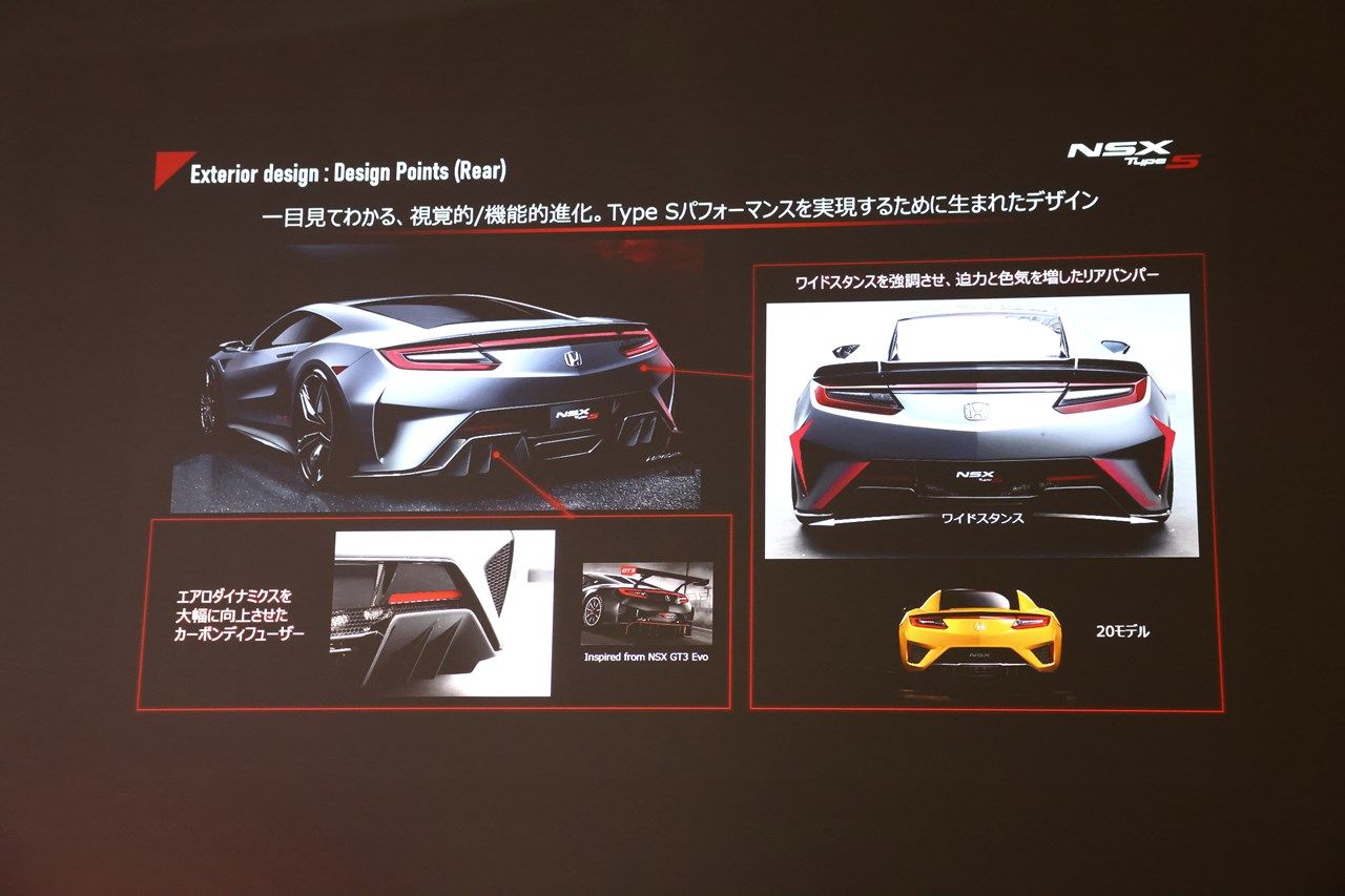 ホンダ「NSX Type S」事前説明会の様子（撮影：尾形文繁）