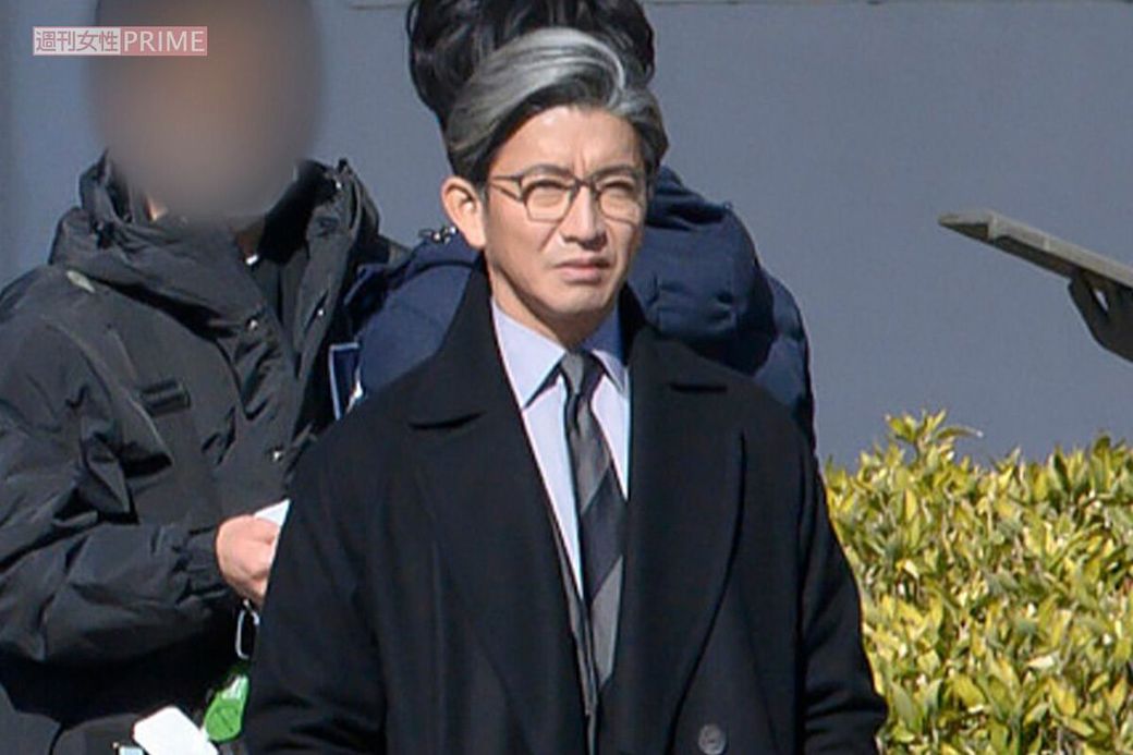 2023年1月下旬、『教場0』撮影の臨む木村拓哉（写真：週刊女性PRIME編集部）