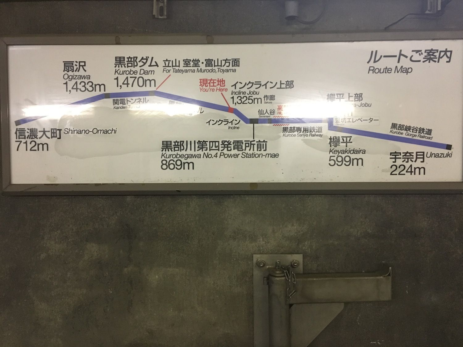 黒部宇奈月キャニオンルート