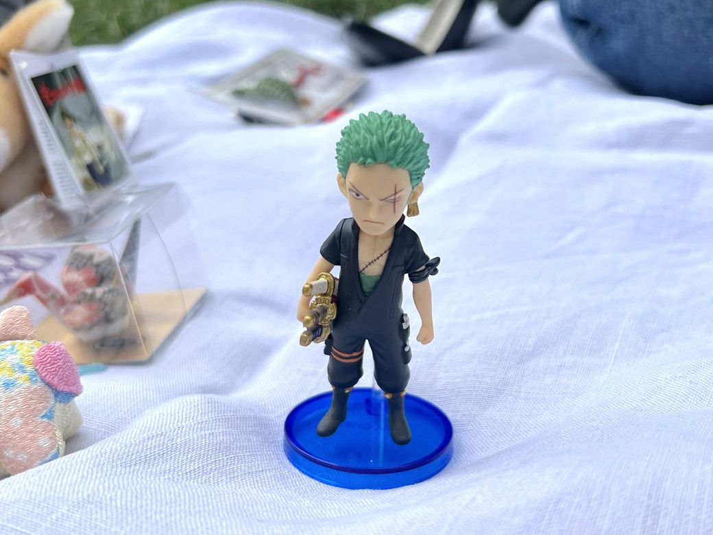 エミリーさんが購入したゾロのフィギュア（筆者撮影）