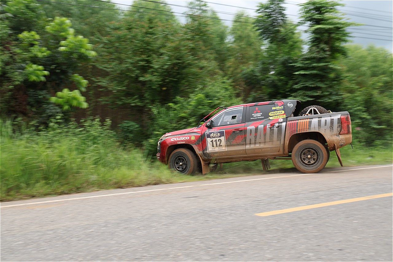 アジアンクロスカントリーラリー2025とチーム三菱ラリーアートの様子（写真：三木 宏章）