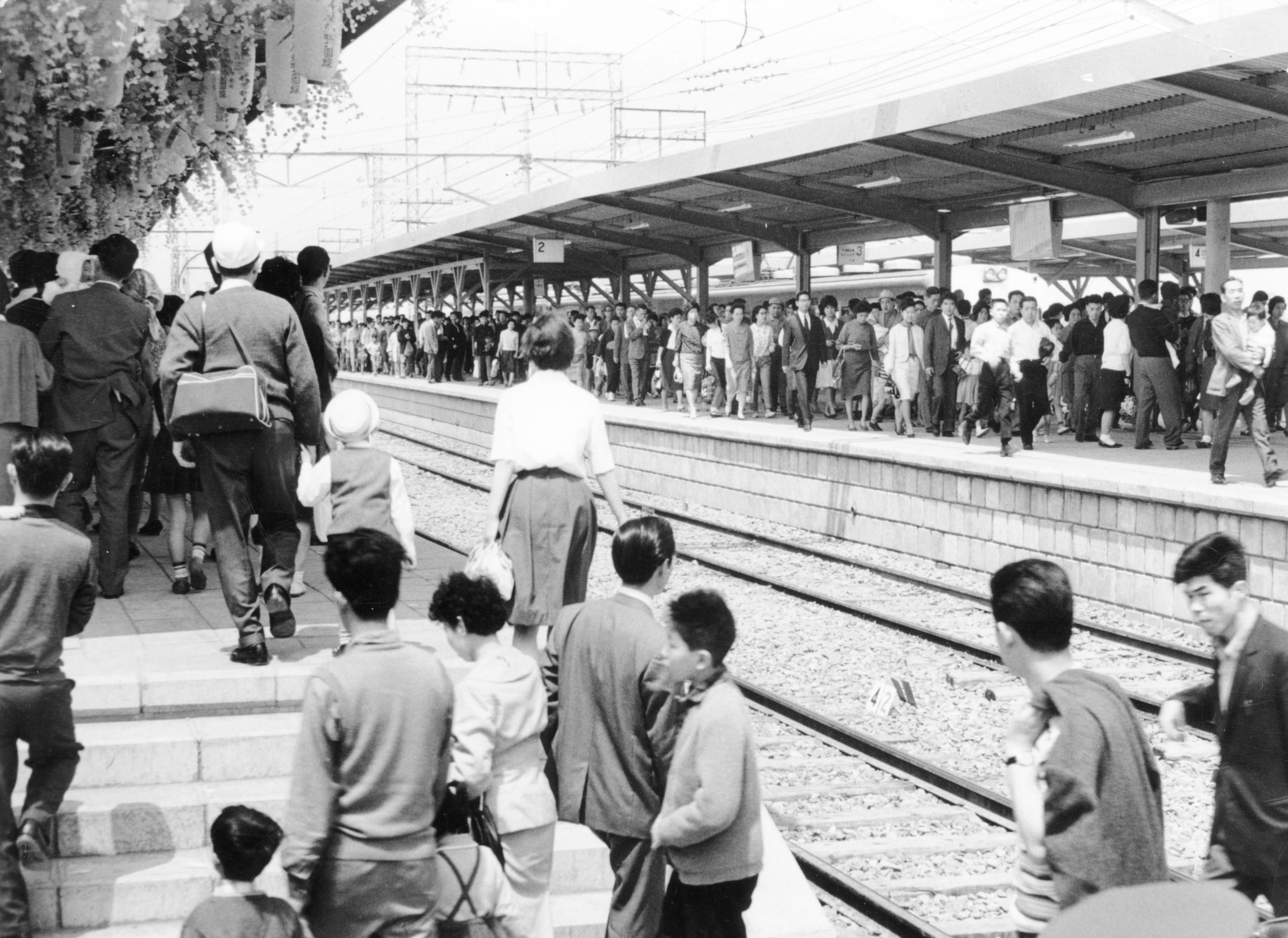 1964年4月に多摩動物公園線（現・動物園線）が開業した直後の高幡不動駅＝1964年5月（写真：京王電鉄）