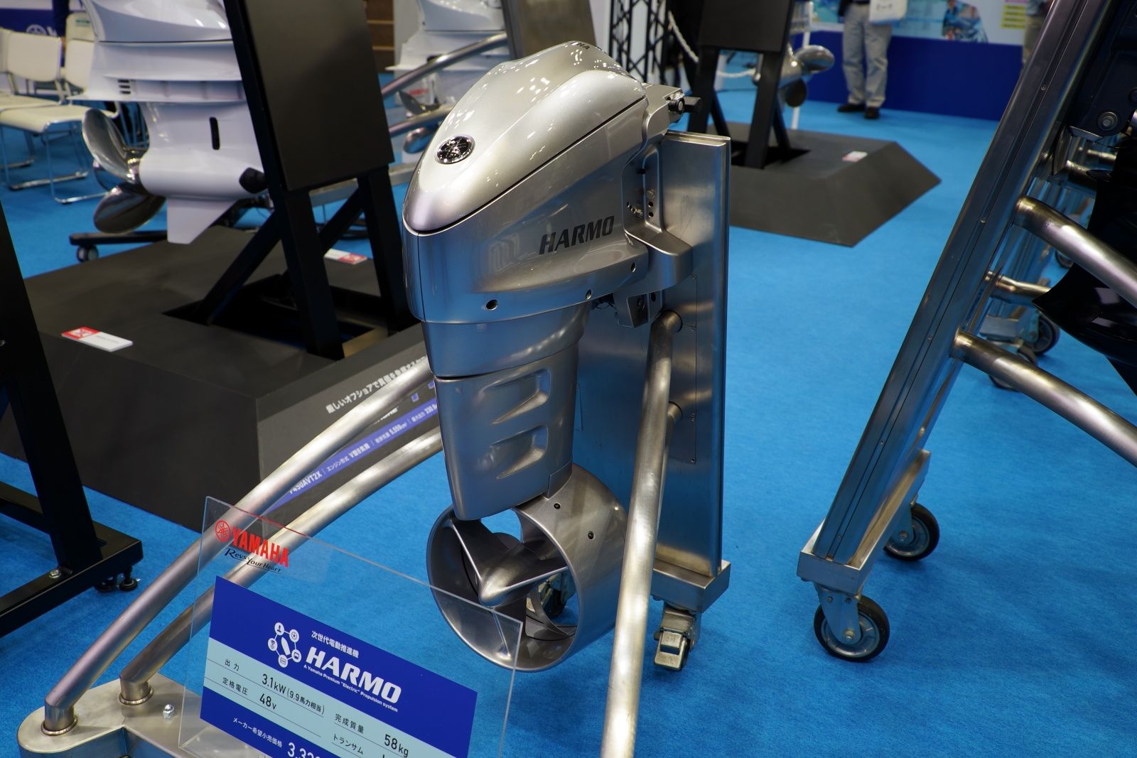 ヤマハ発動機のジャパンインターナショナルボートショー2026での展示内容（写真：筆者撮影）