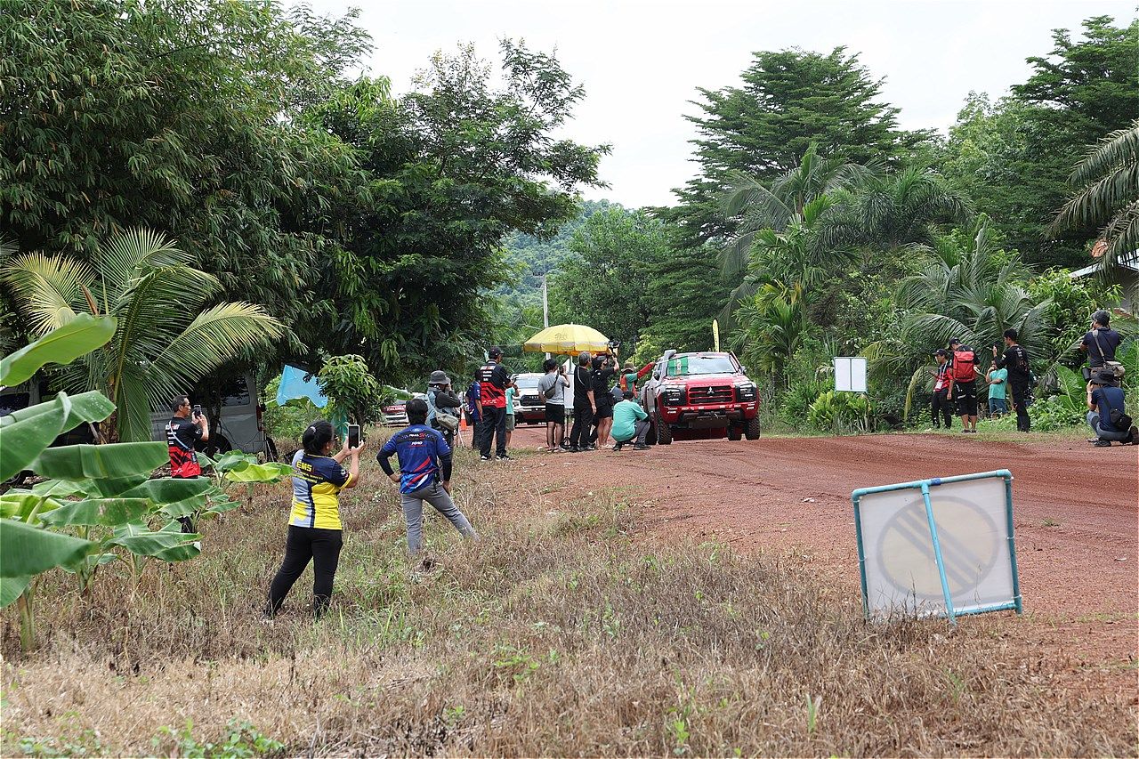 アジアンクロスカントリーラリー2025とチーム三菱ラリーアートの様子（写真：三木 宏章）