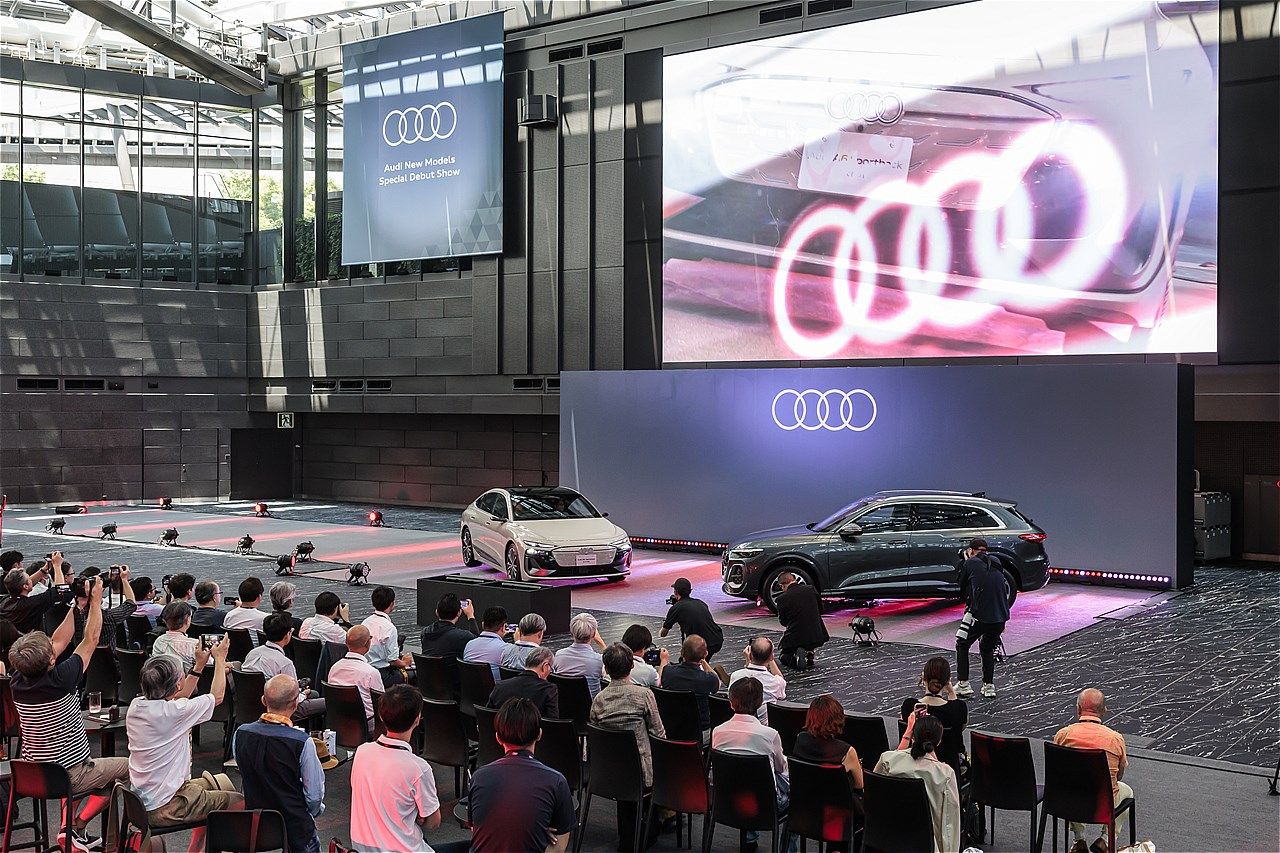2025年7月24日に開催された「Audi New Models Special Debut Show」の様子（写真：アウディ ジャパン）