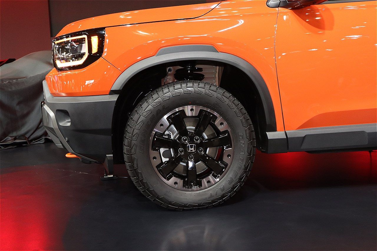 ホンダ「パスポート トレイルスポーツ エリート（北米仕様、参考出品）」（写真：筆者撮影）