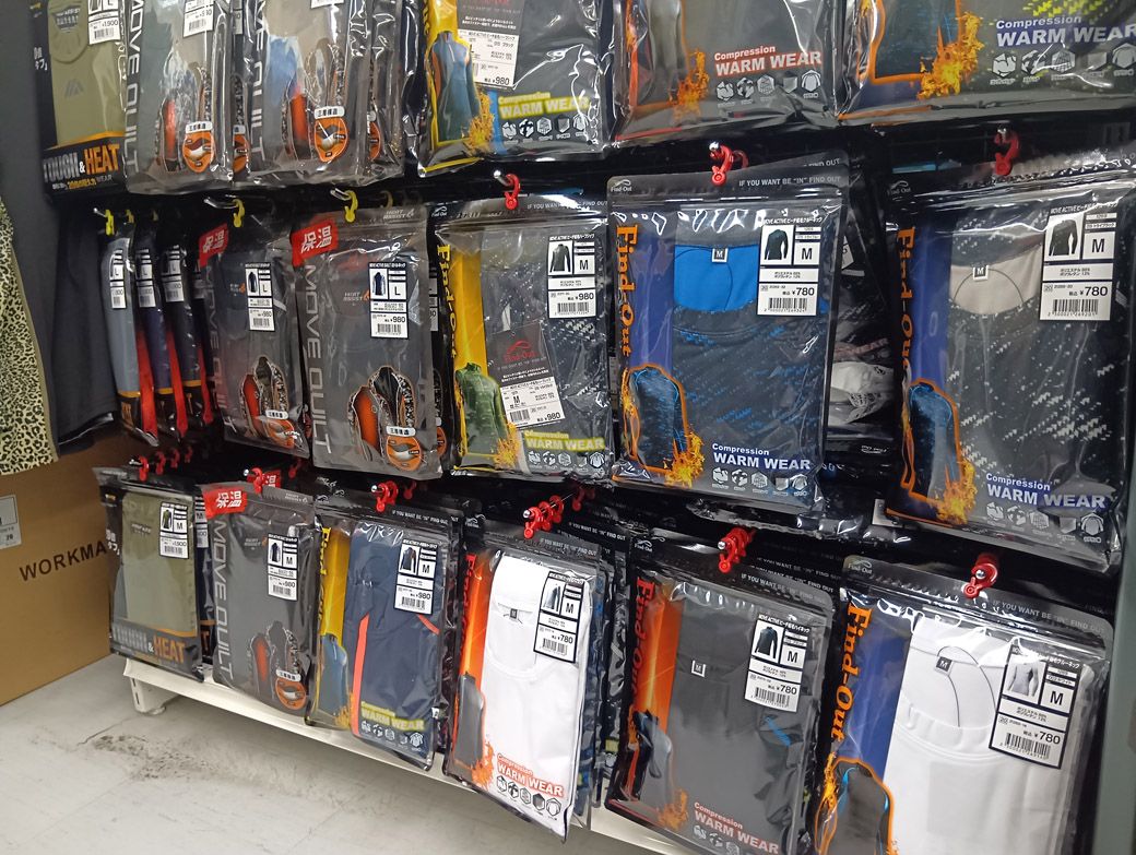 売り場の光景（筆者撮影）