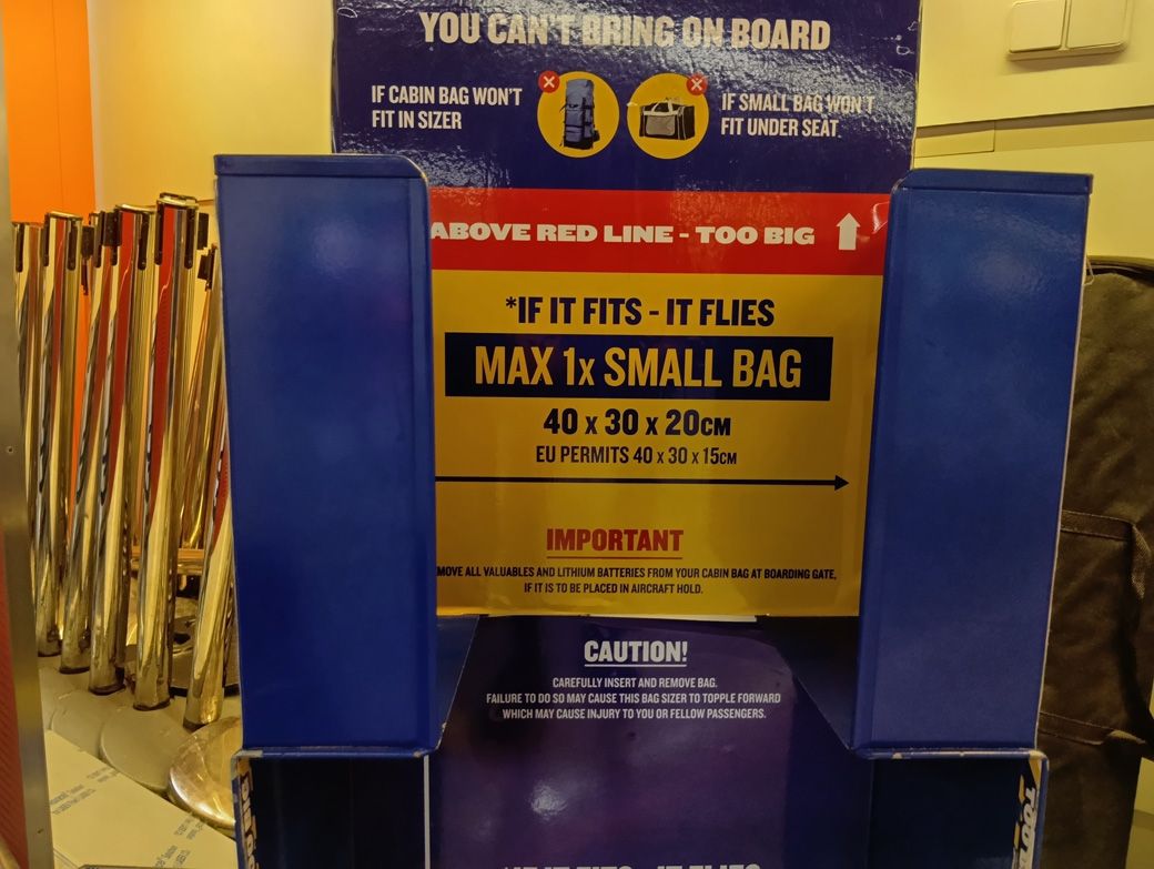 ラインエアーの測定機（筆者撮影）