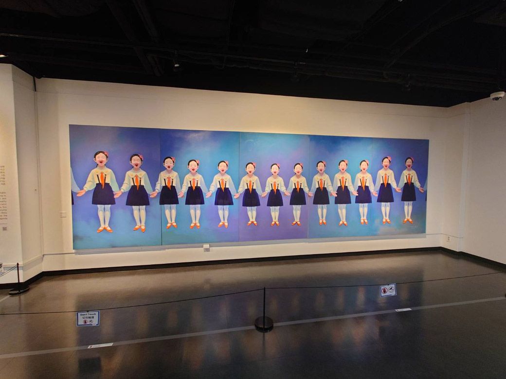 展望台にあった絵画（友人撮影）