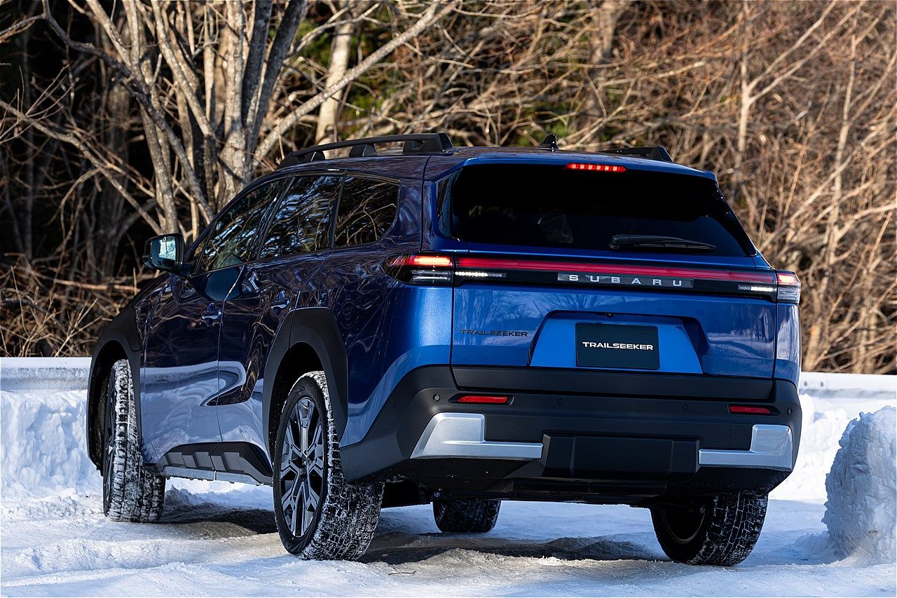 2026年4月上旬に正式発表予定、スバル新型BEV「トレイルシーカー」のプロトタイプ（写真：三木 宏章）