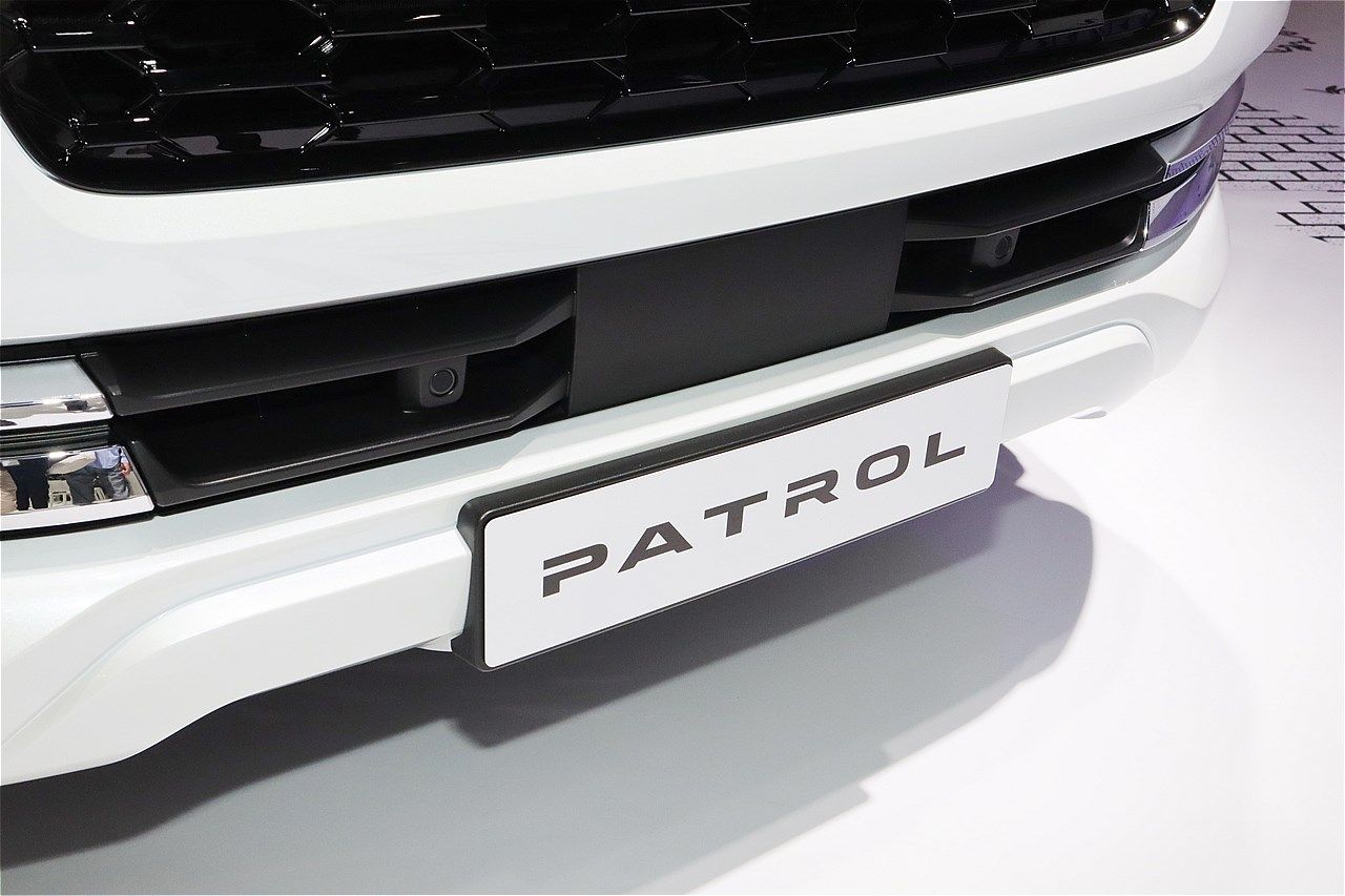 ジャパンモビリティショー2025に展示された日産の新型「パトロール」（筆者撮影）