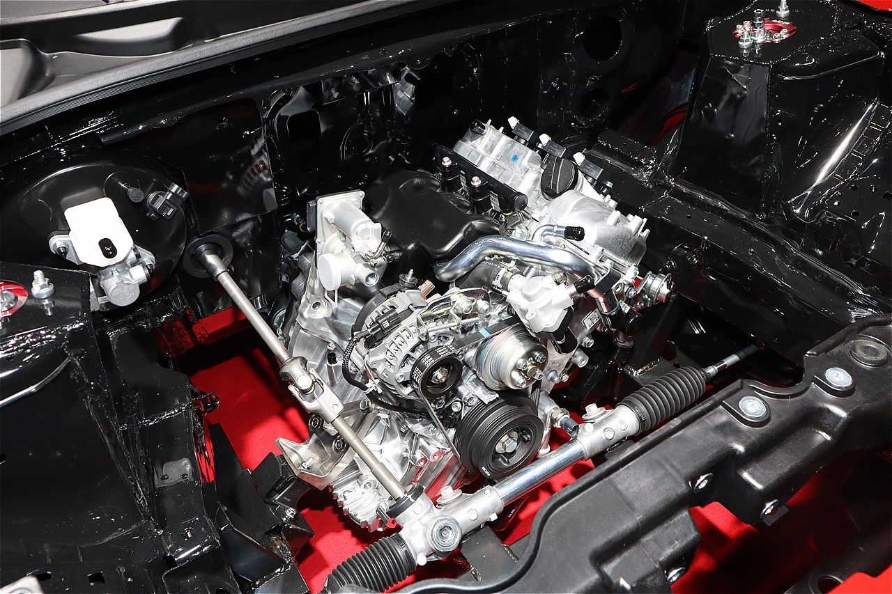 ダイハツの「K-オープン ランニングプロト2」（写真：筆者撮影）