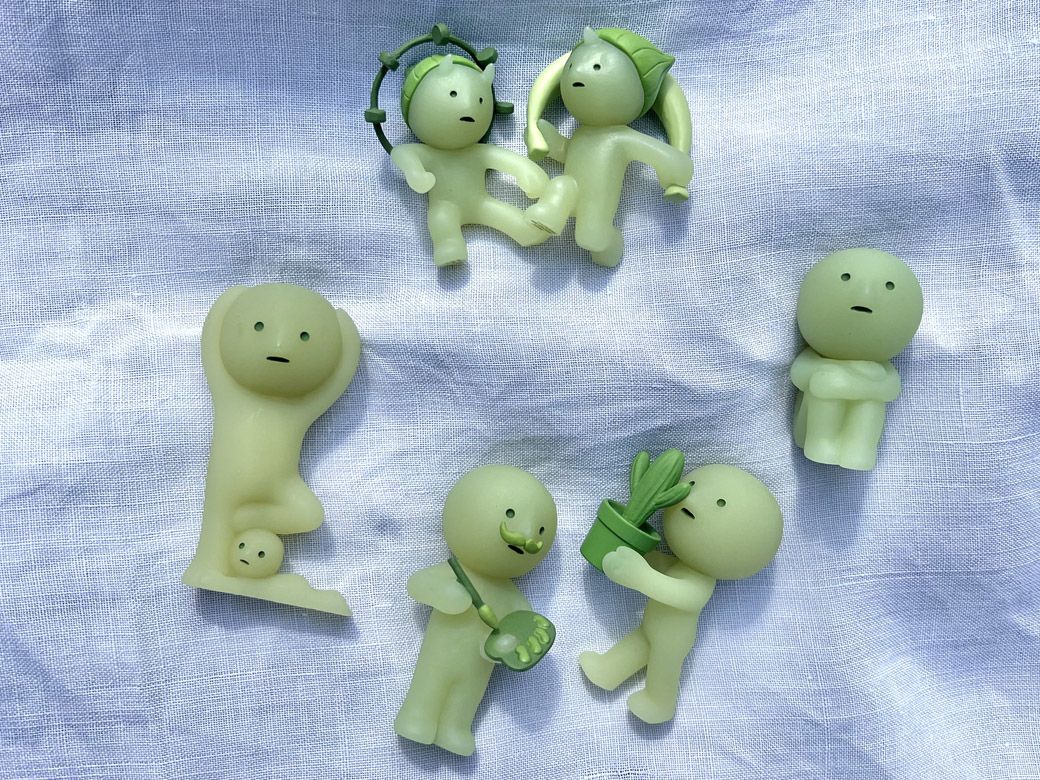 「風の神もいるんですよ」とエミリーさん。たしかに雷神と風神がいる（筆者撮影）