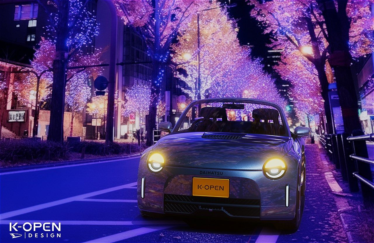 ジャパンモビリティショー2025で公開されたダイハツ「K-OPEN」（写真：ダイハツ工業）