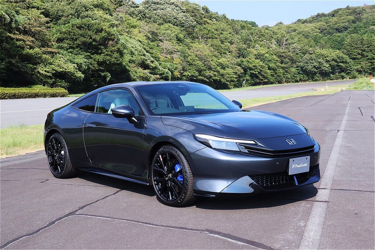 ホンダの新型「プレリュード」（筆者撮影）