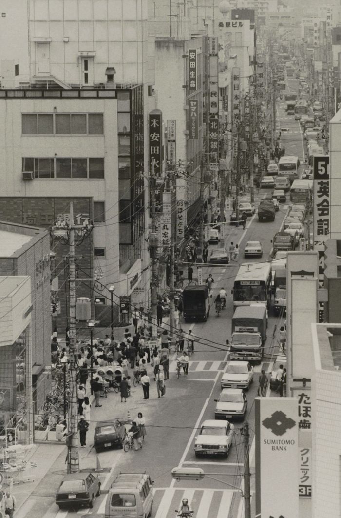 埼玉県浦和市中心街（写真：1987年09月28日、高橋孫一郎撮影）