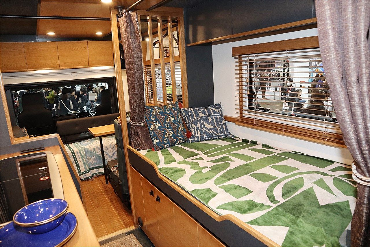 NTBの新作キャンピングカー「ジオローム」（写真：筆者撮影）