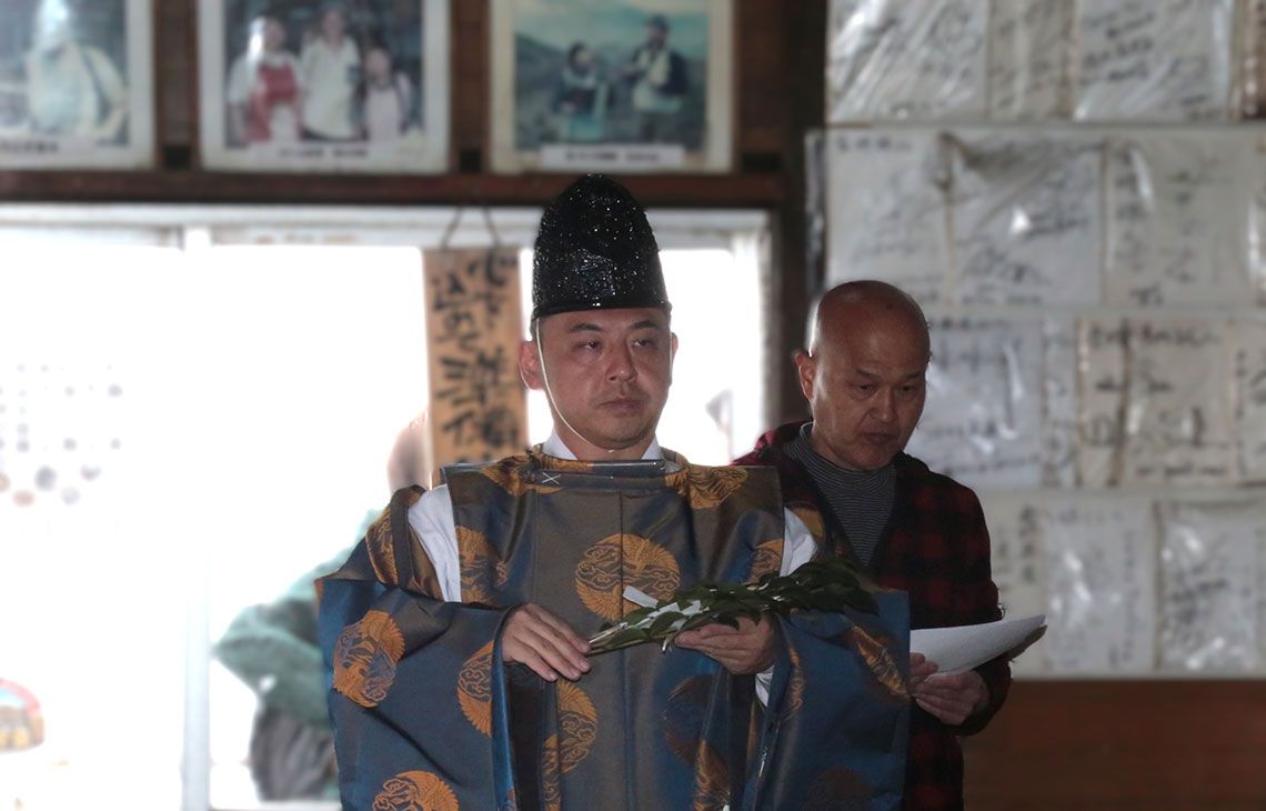 16社の宮司を兼務する勝又啓さん