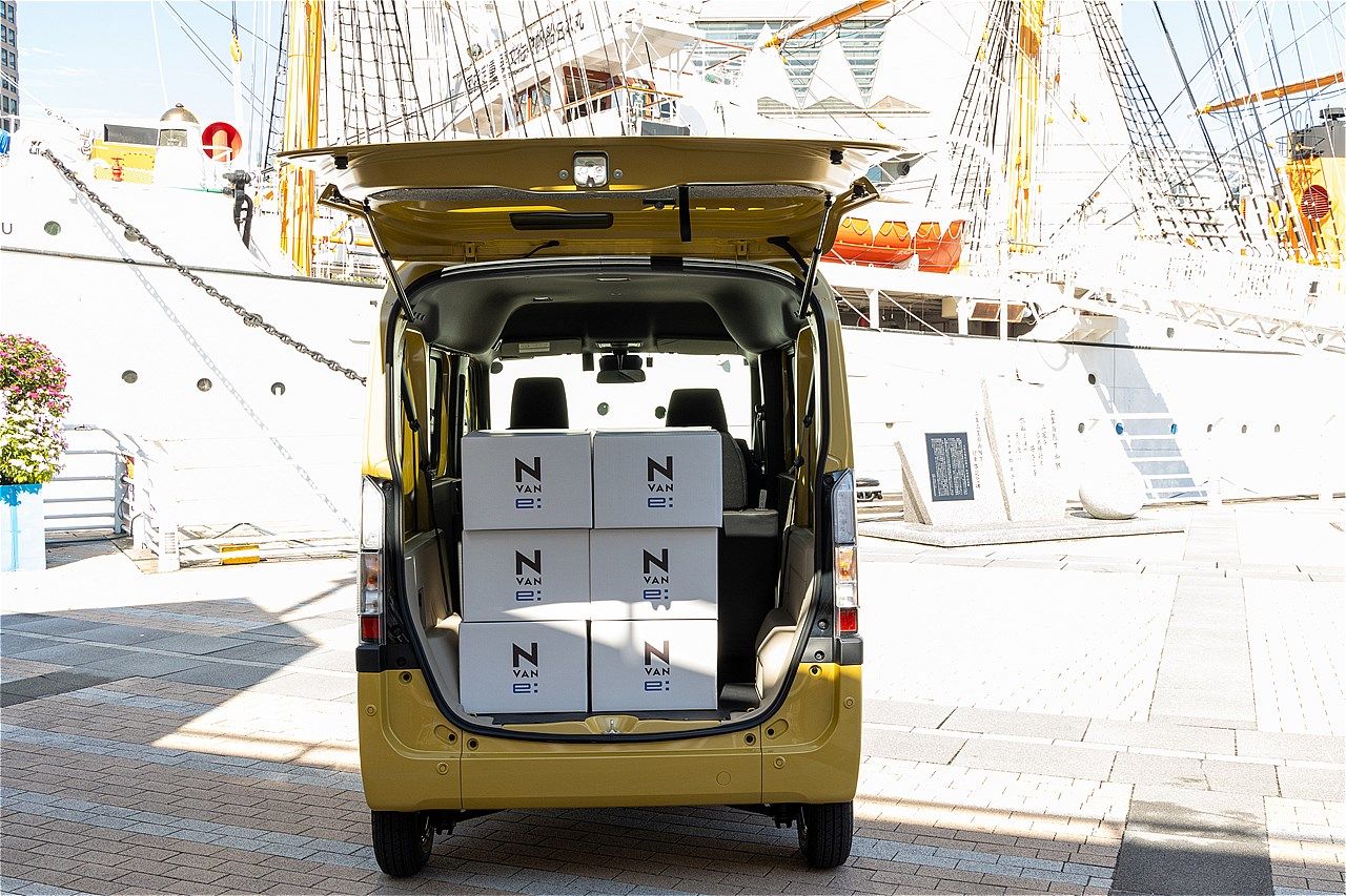 ホンダ「N-VAN e:」のディテール（写真：三木宏章）