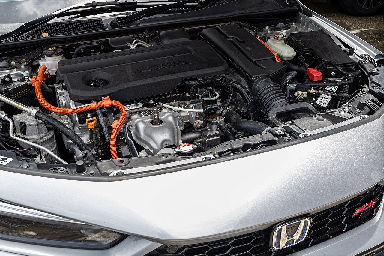 タイで試乗したホンダ「シビック e:HEV RS」（写真：筆者撮影）